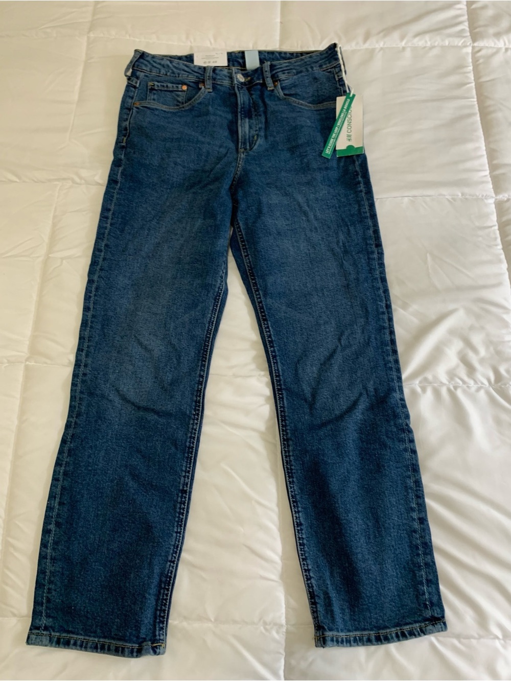 New H&M VINTAGE SLIM HIGH WAIST Jeans Size 8
